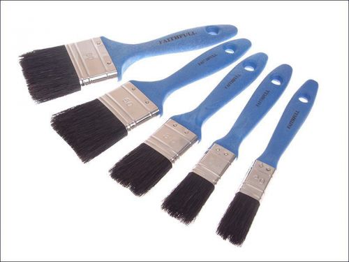 Faithfull - Utility Paint Brush Set of 5 (19, 25, 38, 50 &amp; 75mm) - 7500100