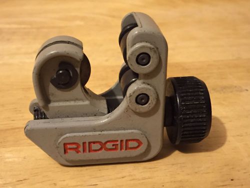 RIDGID MODEL 101 CLOSE QUARTERS TUBING CUTTER 1/4 TO 1-1/8&#034; IN VG CONDITION