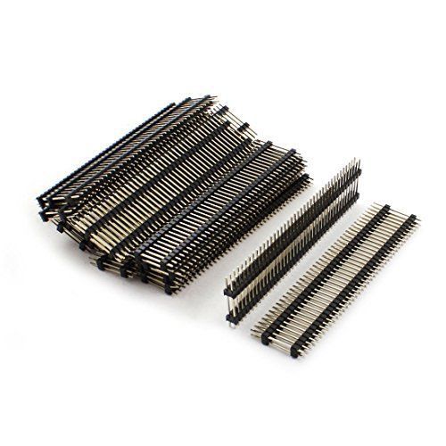 20 pcs 2.54mm 80pin male double row straight pin header connector for sale