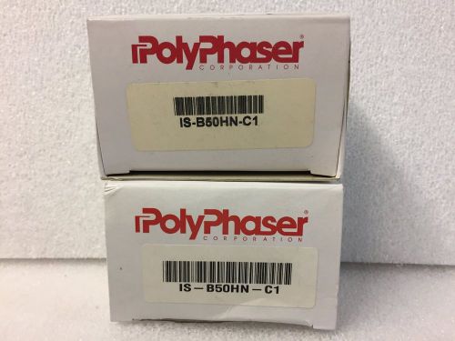 PolyPhaser IS-B50HN-C1 bulkhead mnt 50-700 MHz general coverage arrestor 2 pack