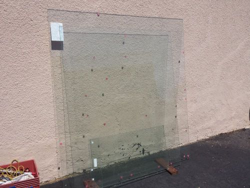 Sonora valley window works 62x57 piece of clear 1/4&#034; tempered glass window + for sale