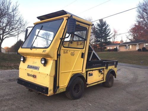 Cushman titan solar powered electric utility cart enclosed cab atv yard cart for sale