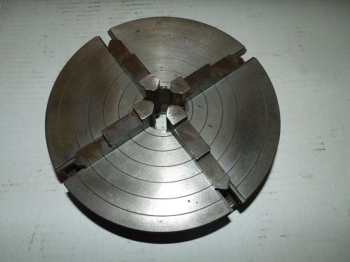 atlas 8 in 4 Jaw Metal Lathe Chuck 1 1/2&#034; X 8 tpi  atlas lathe independent jaws