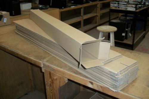 1 4x4x48 Corrugated Box Cardboard Packing Mailing Tall Long Shipping Carton