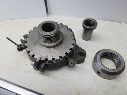 Atlas burke benchmaster rotary indexing table 1 1/2&#034; tpi #3 morse taper 3at for sale