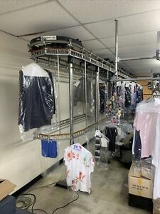 White Dry Cleaning Conveyor System