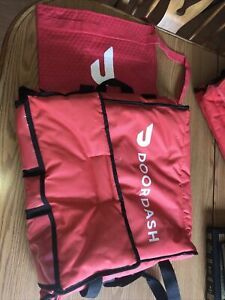 DoorDash Pizza insulated Bag Official Drivers 18&#034;18&#034;x5”and Regular Bag
