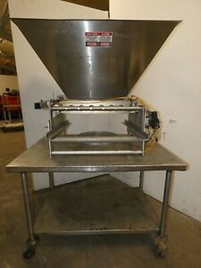 Hinds Bock Muffin Depositor Model # 5P-08WT with Stand