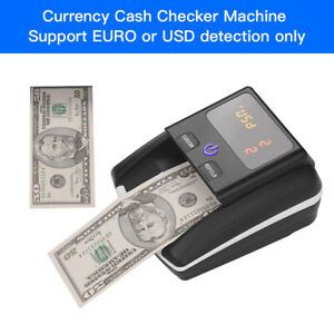 Portable Counterfeit Money Checker Fake Money Detector Bill DetectorFor USD/Euro