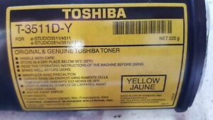 Genuine Toshiba T-3511D-Y Yellow Toner e-Studio 3511 4511 281c 351c 381c 451c