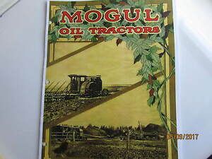 IHC Mogul Oil Tractor  Catalog 8-16, 12-25, 30-60  International Harvester