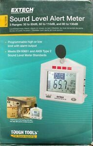 Extech Sl130w Sound Level Monitor/Alarm,30 To 130 Db - New in Box
