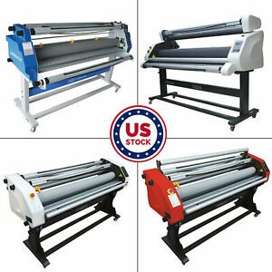 60&#034; / 64&#034; / 65&#034; Full-Auto Hot Cold Laminator Wide Format Laminting Machine USA