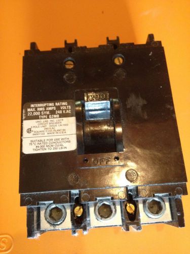 Square d q2m3200mbh 3p/200a/240v breaker 3 pole 200 amp 240 volt q2m3200 for sale
