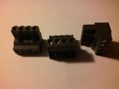 New 10 pc lot  blockmaster  cif04001-on rohs compliant 4 position terminal plug for sale