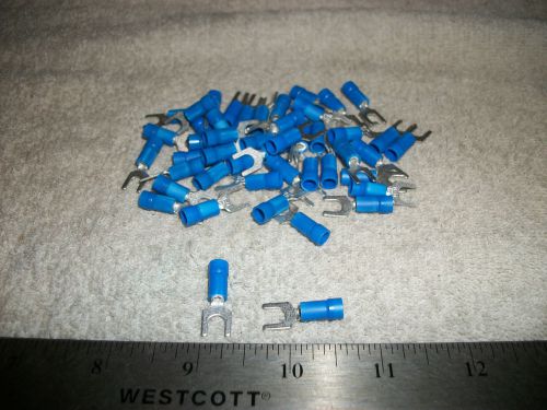 LOT OF INSULATED FORK CRIMP CONNECTORS FOR 16-14 GA #8 SCREW! A