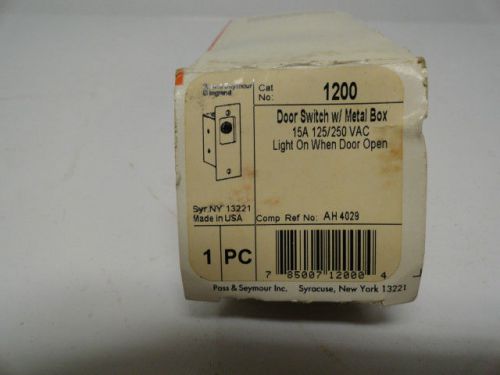 Pass and seymour 1200 ac-dc door switch-nib for sale