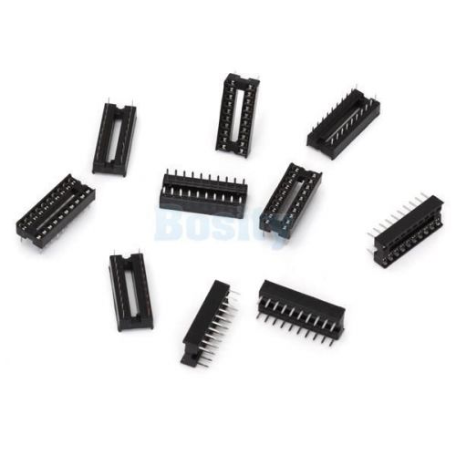 10pcs 20pin pitch 2.54mm dip ic socket adapter solder type socket for sale