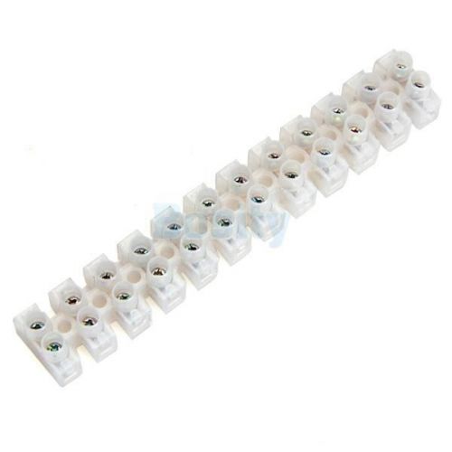 10PCS 380V 10A 12 -Position Wire Connector Barrier Terminal barrier Strip Block