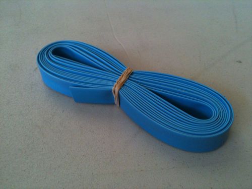 3/8&#034; id / 9mm thermosleeve blue polyolefin 2:1 heat shrink tubing - 10&#039; section for sale