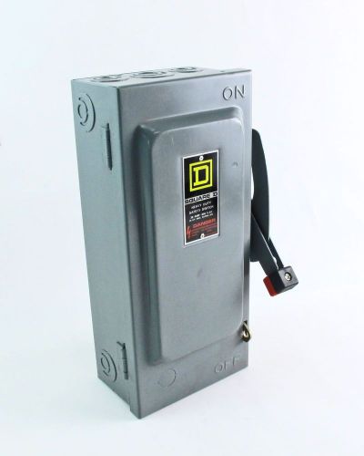 NEW Square D HU-361 Electrical Heavy-Duty Safety Switch - 30A, 600V AC/DC