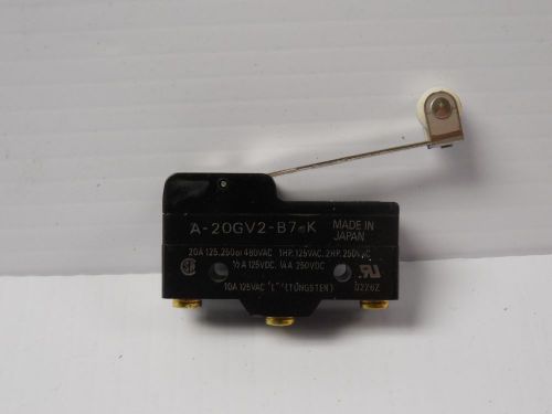NEW OMRON ROLLER LEVER LIMIT SWITCH A-20GV2-B7-K A20GV2B7K