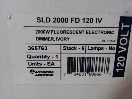 LITHONIA LIGHTING SLD 2000 FD 120 IV 2000W FLUORESCENT DIMMER 120V IVORY #A15