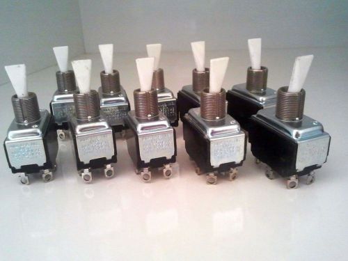 10 Toggle Switch UND LAB 2 POS Carling On/Off 10A 250V 15A 125V AC 3/4HP 6 Pin