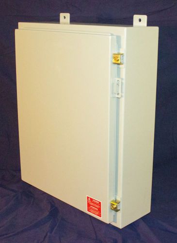 Hoffman electrical enclosure 24x20x6 inch ul type 12,13 a242006lp for sale