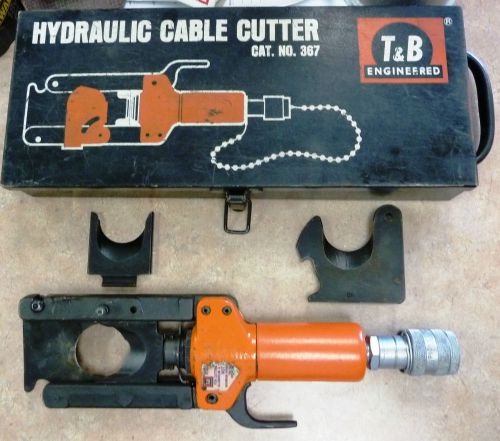 Thomas &amp; Betts T&amp;B 367 Hydraulic Cable Cutter 1.6&#034; Cap, with NEW 367B Blade Set