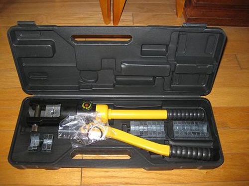 18 ton hydraulic wire cable terminal crimping crimper 11 pair of crimps new for sale