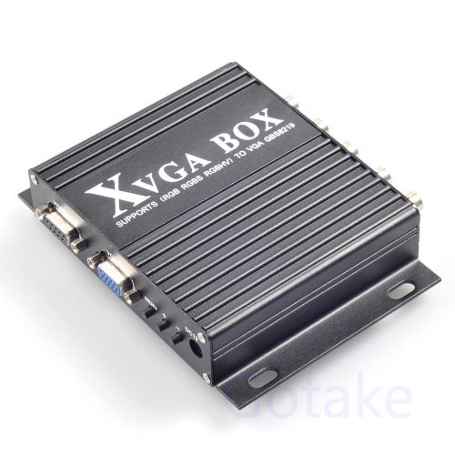 MDA RGB CGA EGA YUV 9 Pin to VGA 800x600 Industrial Monitor Converter XVGA Box