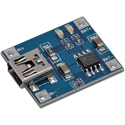 1x 5V Mini USB 1A Lithium Battery Charging Board Charger Module IN 4.5V-5.5v