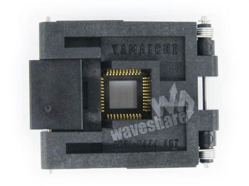 QFP44 TQFP44 IC51-0444-467 QFP Yamaichi IC Test Burn-in Socket Adapter 0.8Pitch