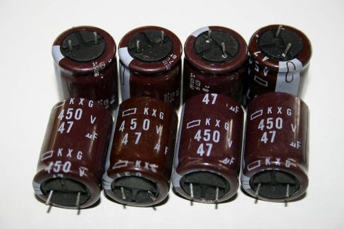 6 x 47uF 450V Nippon Chemicon KXG Electrolytic Capacitor