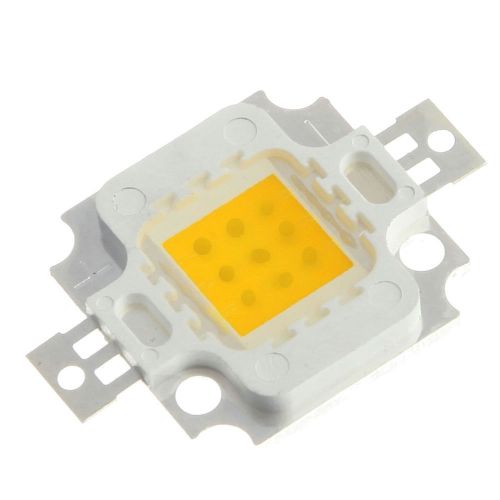 1pcs warm white 10W High Power LED SMD Chips bulb lamp DIY DC9-12V 800-900lm