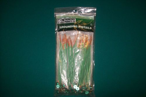 EPCO  Ground Pigtails 12 AWG Solid Copper Wire 6 1/2&#034; INSULATED 50 Pcs UL NEW