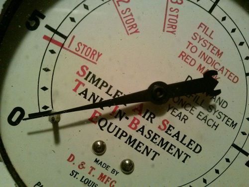 Vintage industral marsh guage steampunk altered art hot water heat for sale
