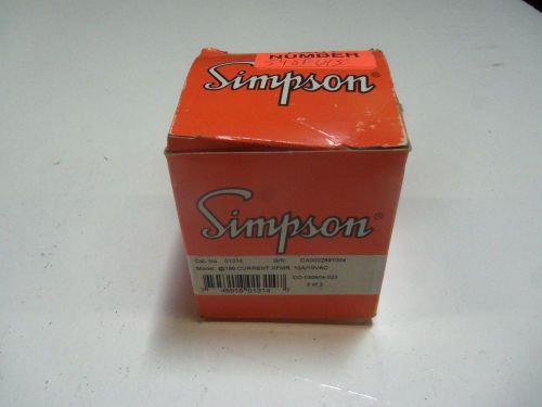 SIMPSON 01314 CURRENT TRANSFORMER  *NEW IN BOX*
