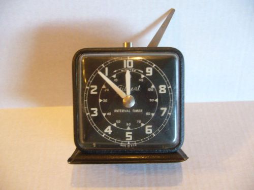 Black Gilbert Interval Timer Made in USA **DOES NOT WORK** Parts Assemblage ONLY