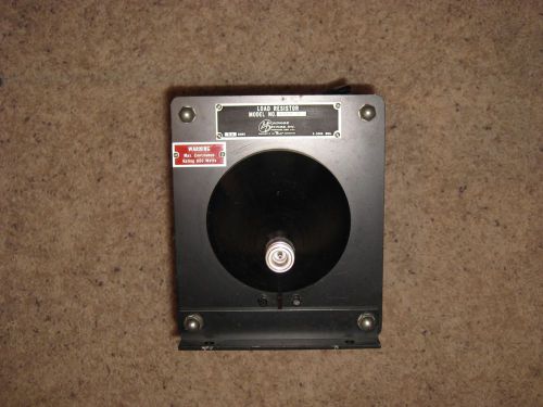 Microwave devices inc. model 636n c 50 ohm load resistor 600 w dc to 3000 mc for sale