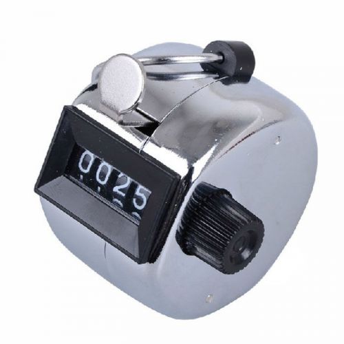 Handy 4 Digits Metal Tally Number Golf Test Lap Counter Number Clicker