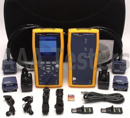 Fluke networks dtx-1200 cat5e cat6 digital cable tester analyzer dtx1200 dtx for sale