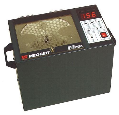 Megger ots60sx, semi-automatic 60 kv oil test set for sale