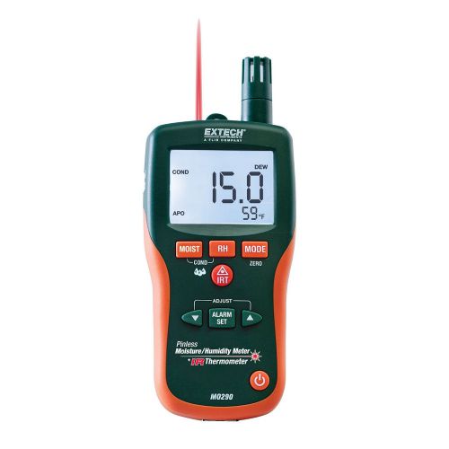 Extech mo290 pinless moisture psychrometer with ir for sale
