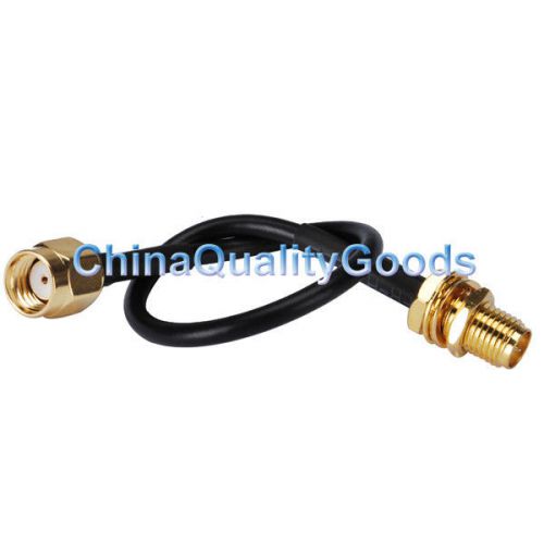 Rg174 15cm rp sma female jack to rp sma male adapter pigtail cable wi-fi router for sale