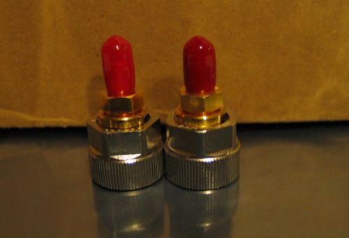 Agilent hp 1250-1747 apc-7 7mm to 3.5mm female adapter connector pair for sale