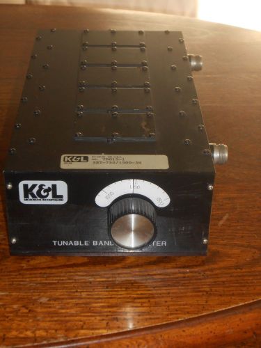K&amp;L Microwave 5BT-750/1500-5N Tunable Bandpass Filter 750-1500MHz