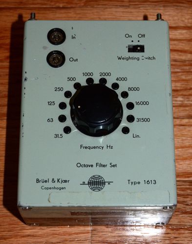 Bruel and Kjaer B&amp;K Sound Level Type 1613  Octave Filter Set - Working