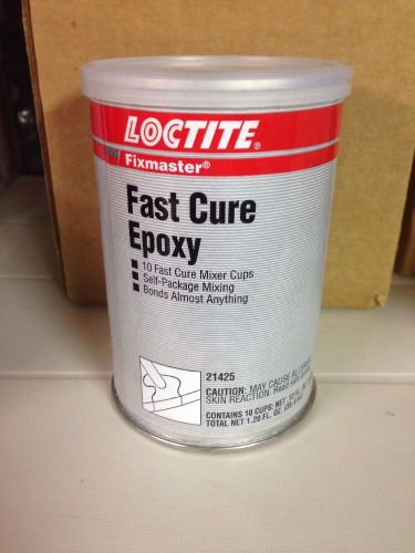 LOCTITE 21425 Fast Cure Epoxy Adhesive, (10) 0.12-fl. oz. Mixer Cups, Gray